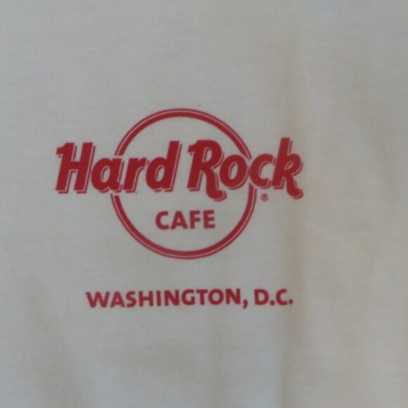 Hard Rock Cafe Washington DC T-Shirt - Rare EAGLE Playing GUITAR - XL - NEW - Picture 3 of 9